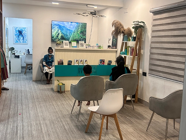 Experience bright dental care interiors offering hygienic treatment with organized equipment Alwarpet